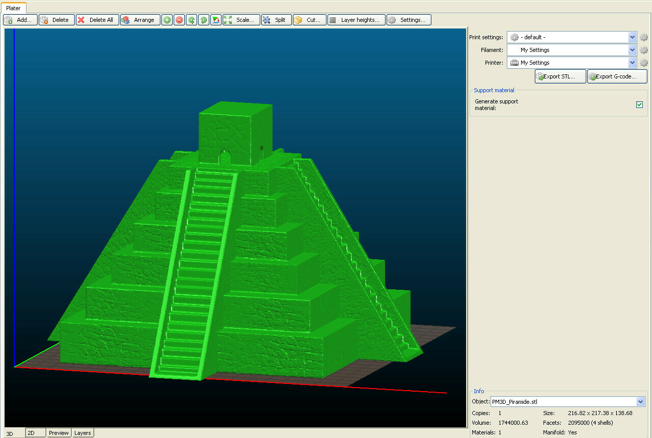 Fichier STL gratuit Pyramide des Mayas 🎨・Modèle à télécharger et à ...
